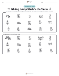 Xem trước tài liệu in sẵn Những cuộc phiêu lưu của Tintin