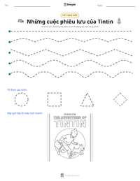Xem trước tài liệu in sẵn Những cuộc phiêu lưu của Tintin