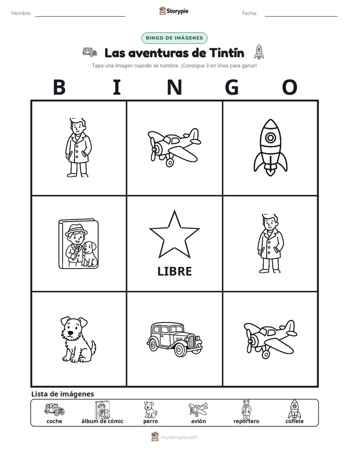 Bingo de Imágenes