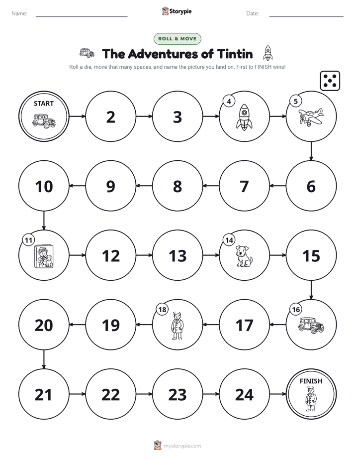 Roll & Move Game