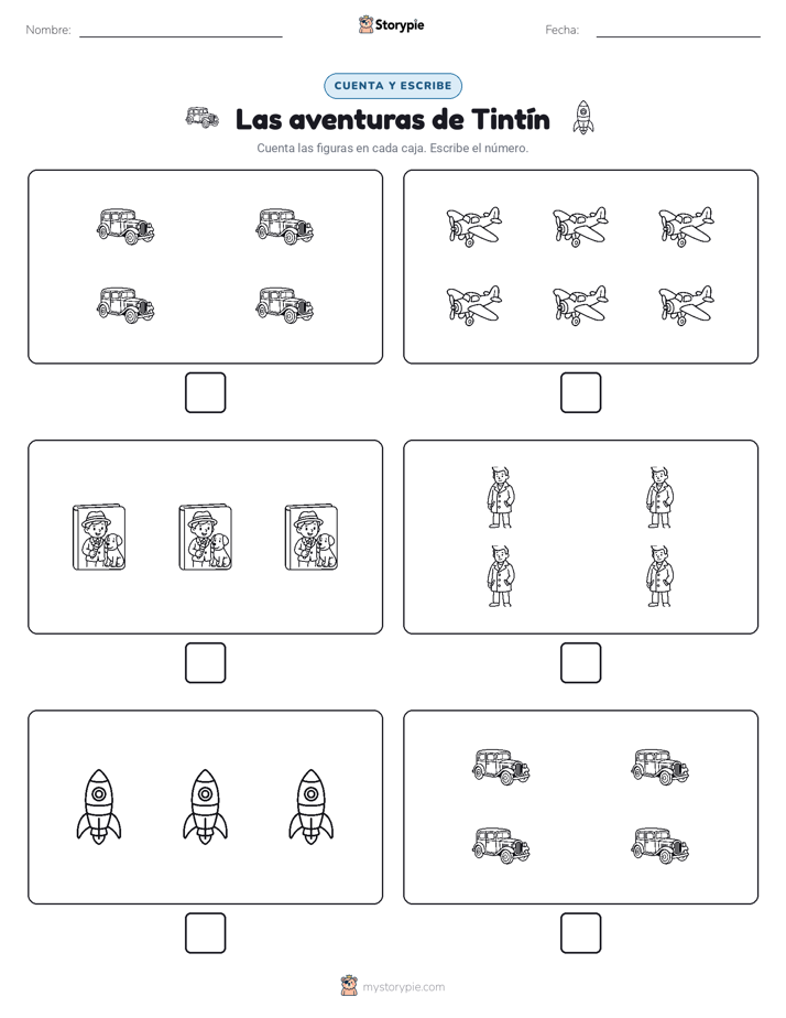 Cuenta y Escribe