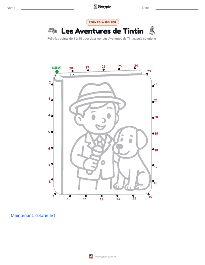 Relie les points