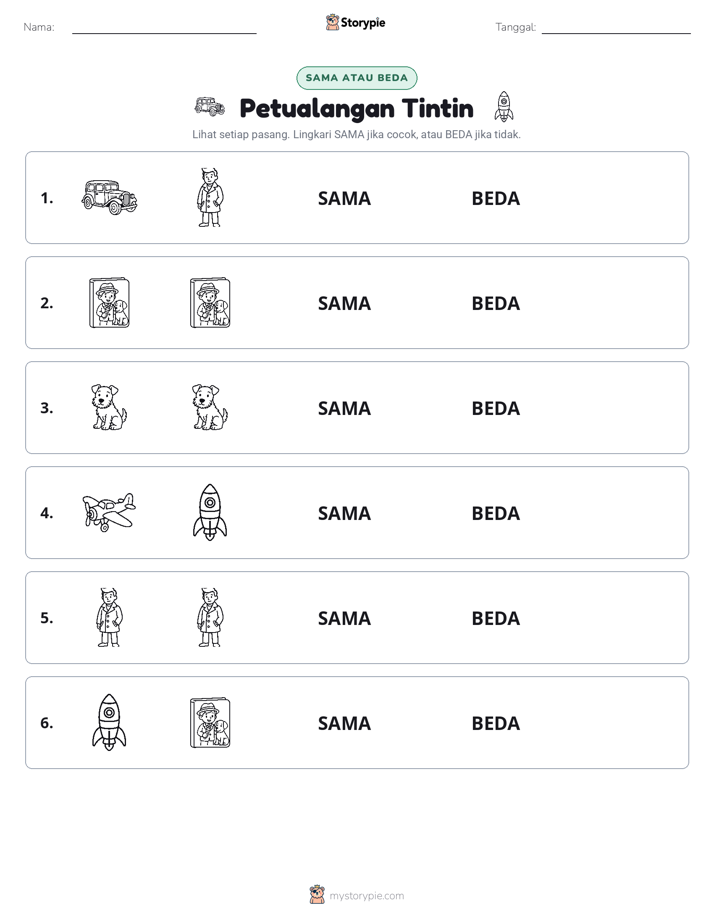 Sama atau Berbeda