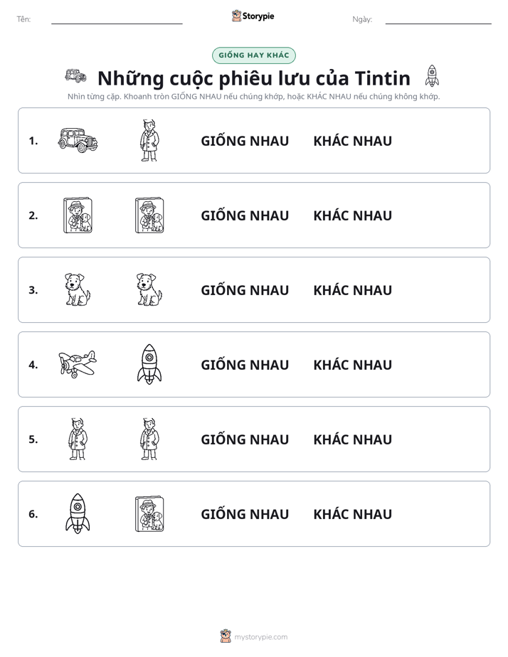 Giống Hay Khác