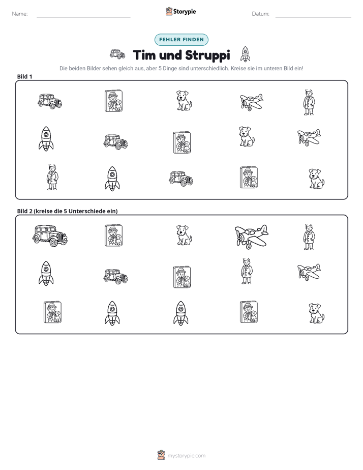 Finde den Unterschied