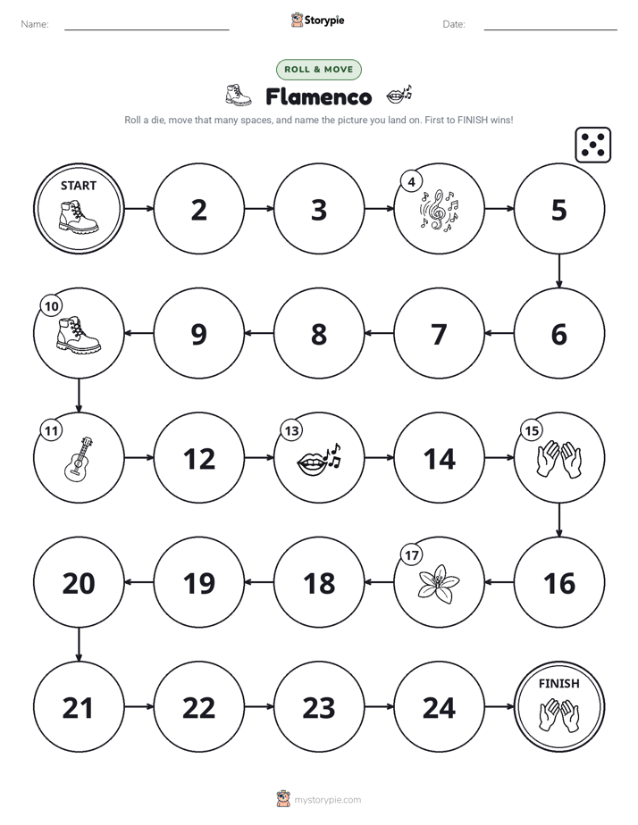 Roll & Move Game