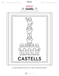 Castells afdrukbare werkblad voorbeeld