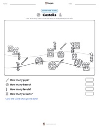 Castells printable worksheet preview