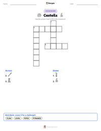 Castells printable worksheet preview