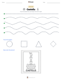 Castells printable worksheet preview