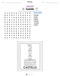Castells druckbare Arbeitsblatt Vorschau