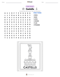 Castells printable worksheet preview