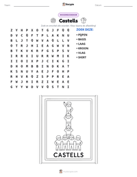 Castells afdrukbare werkblad voorbeeld