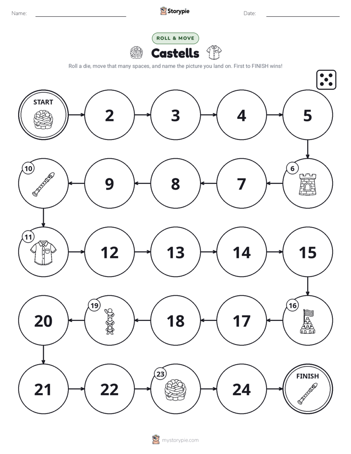 Roll & Move Game