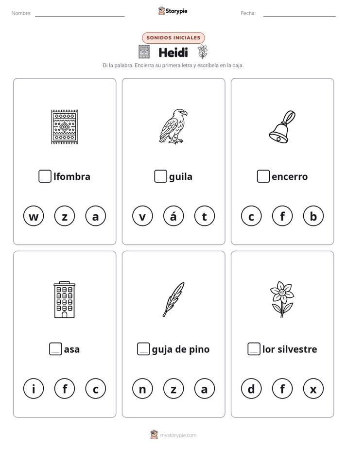 Sonidos Iniciales