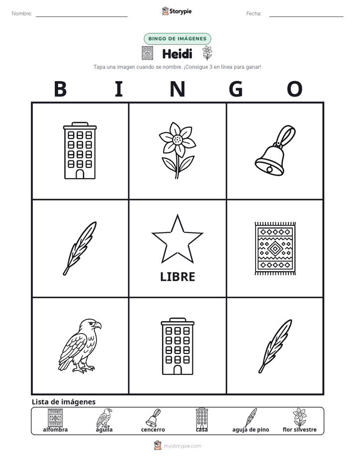 Bingo de Imágenes