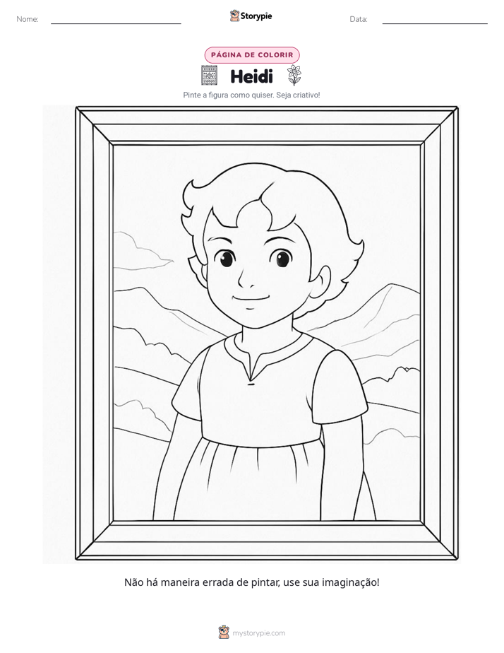 Página para colorir