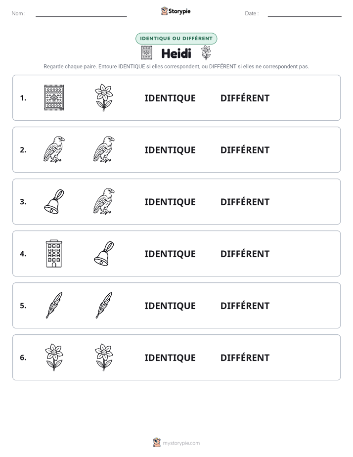 Identique ou Différent