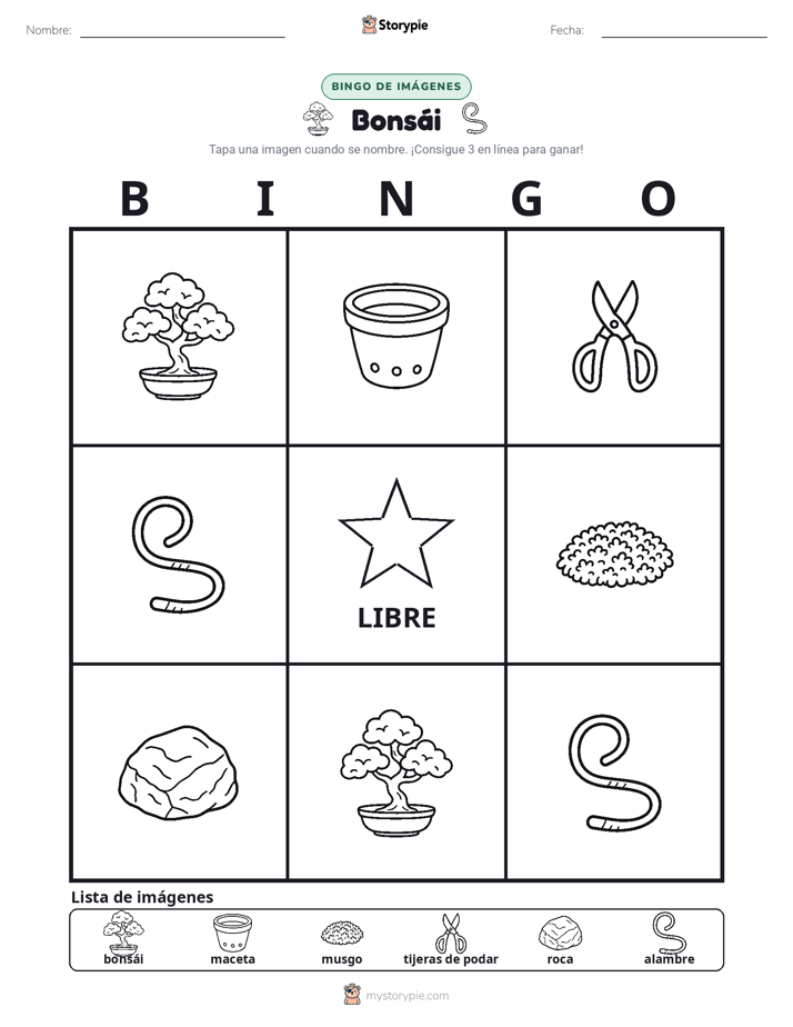 Bingo de Imágenes