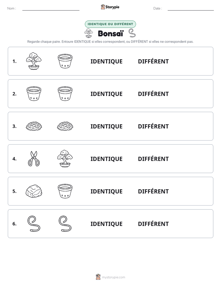 Identique ou Différent