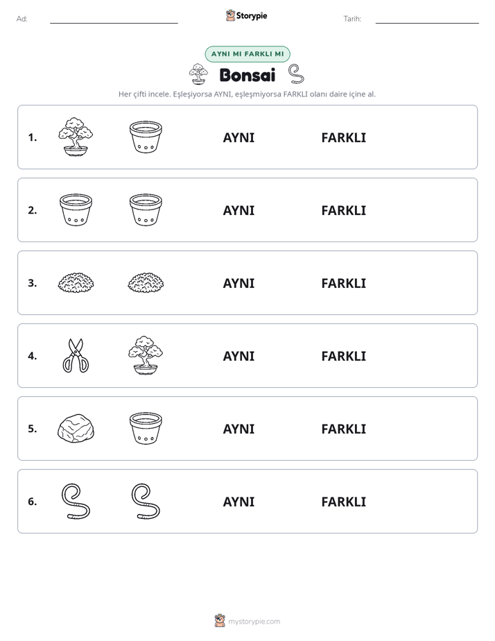 Aynı mı Farklı mı
