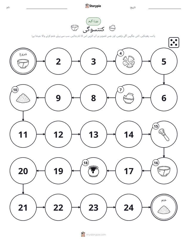 رول اور منتقل کریں کھیل