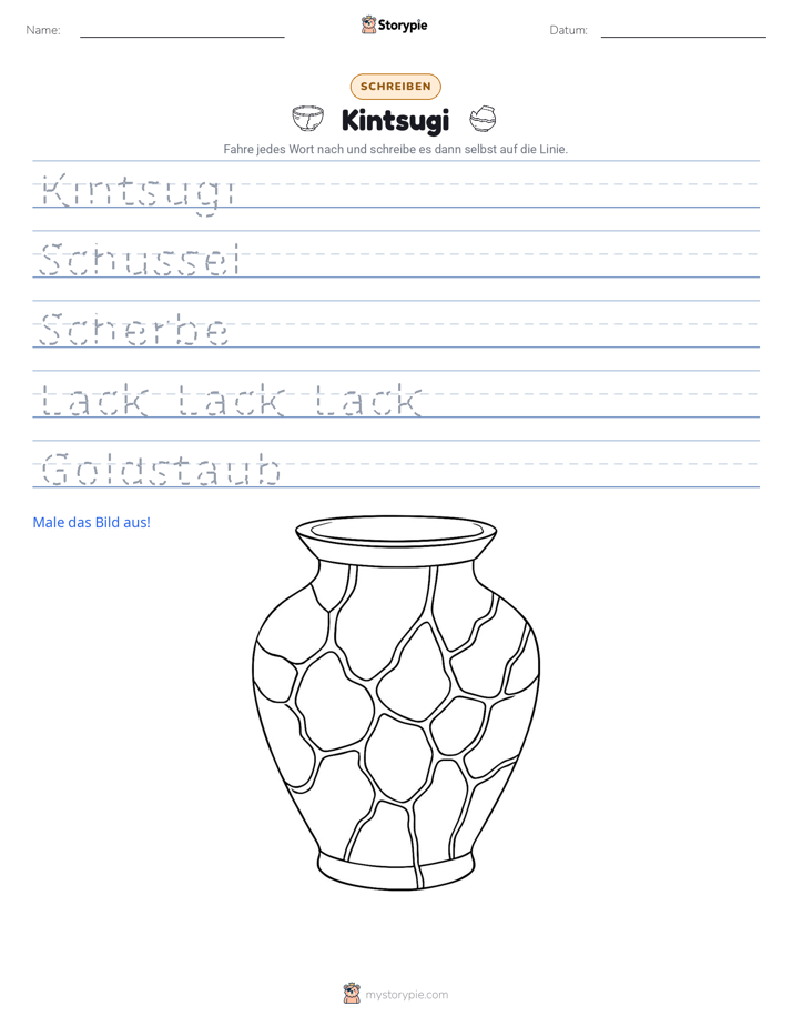Schreibübung