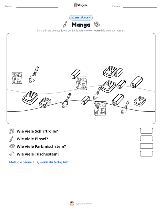 Zähl-Szene