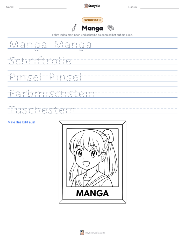 Schreibübung