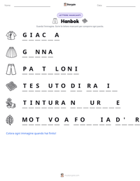 Anteprima della scheda stampabile di Hanbok