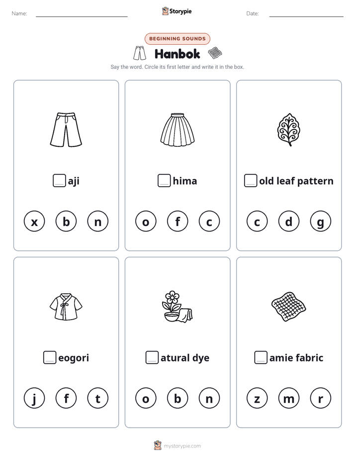 Beginning Sounds