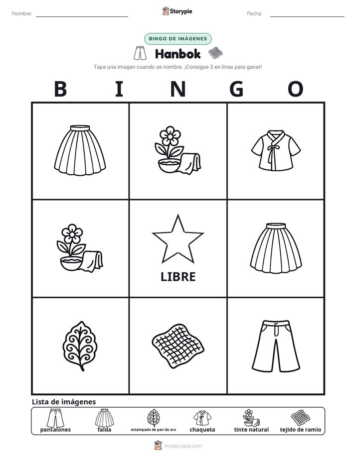Bingo de Imágenes