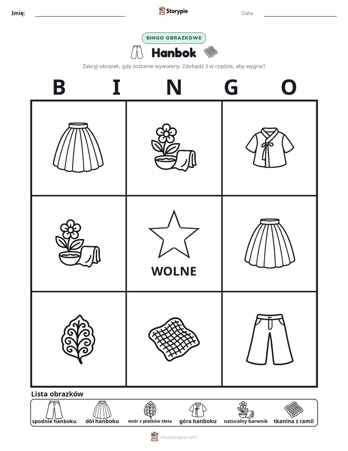 Bingo obrazkowe