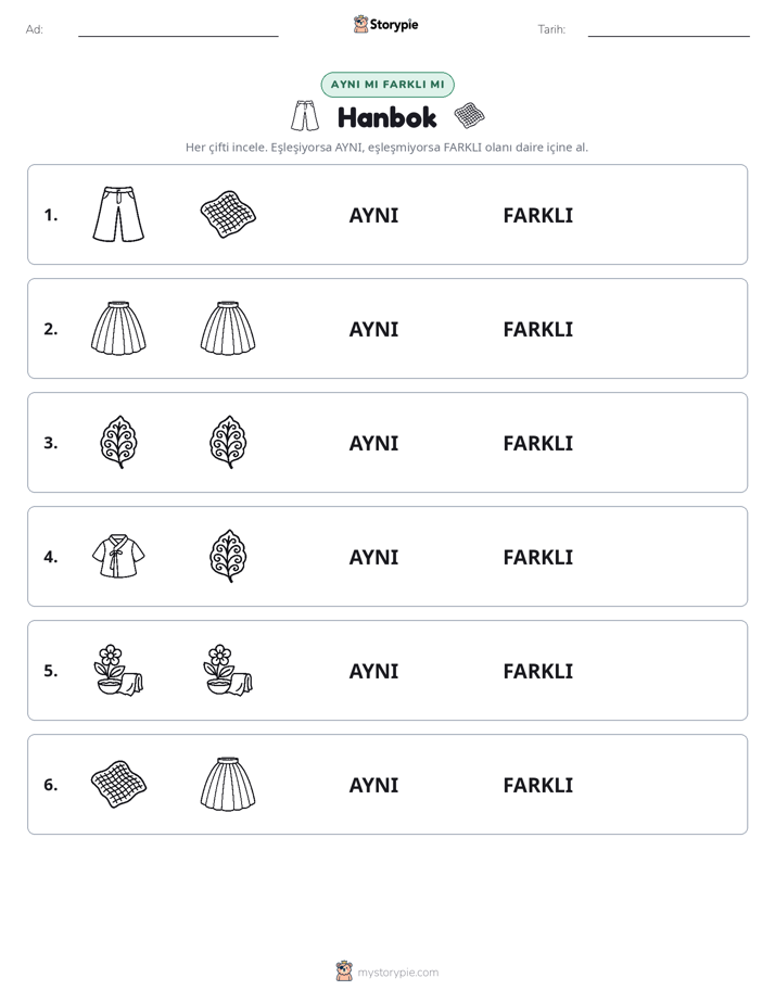 Aynı mı Farklı mı