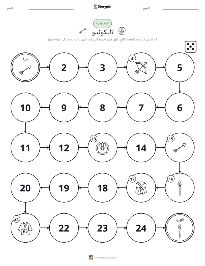 لعبة لف و تحرك