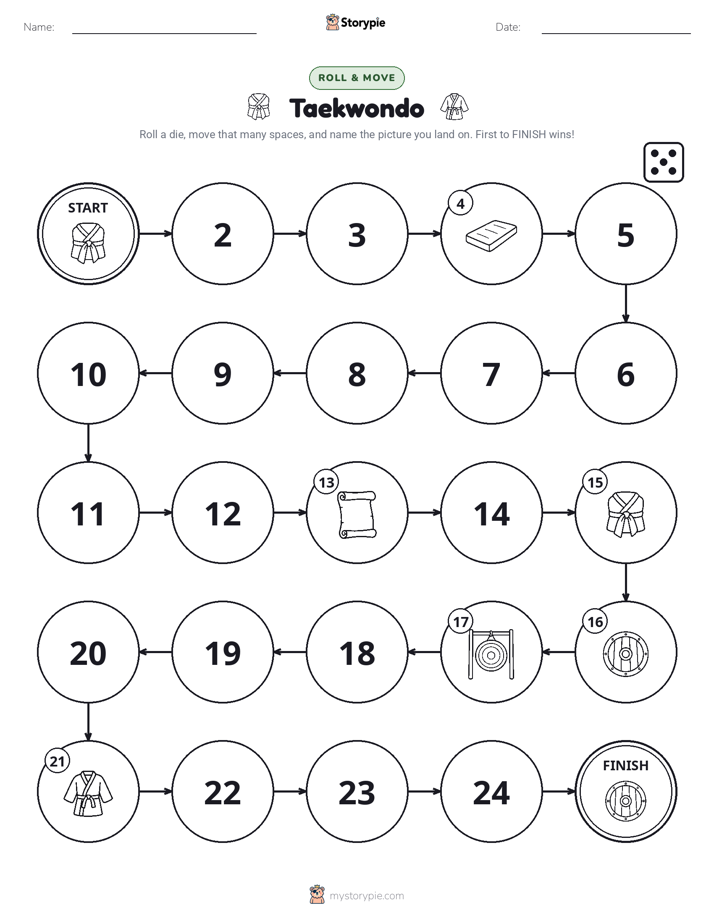 Roll & Move Game
