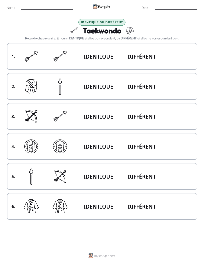 Identique ou Différent