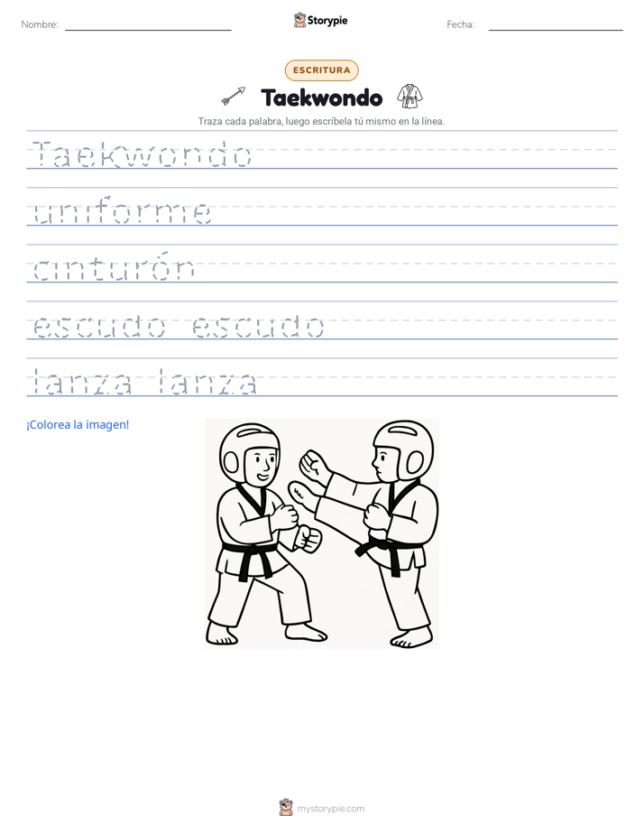 Práctica de Escritura