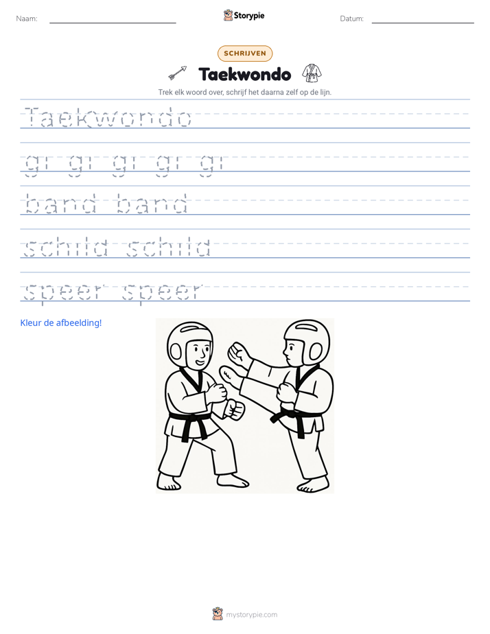 Schrijf Oefening