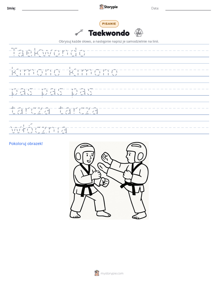 Ćwiczenie Pisania