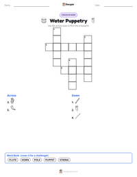 Water Puppetry printable worksheet preview