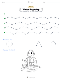 Water Puppetry printable worksheet preview