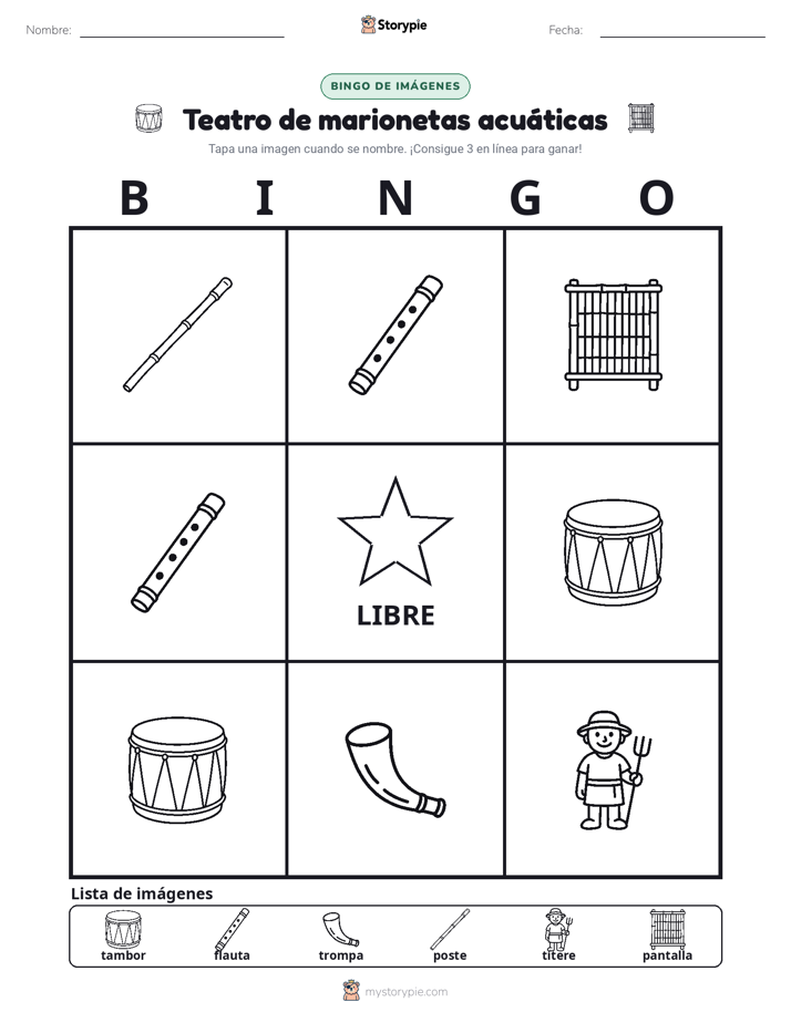 Bingo de Imágenes