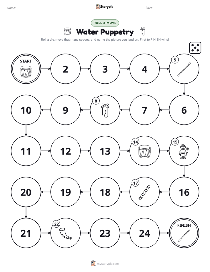 Roll & Move Game