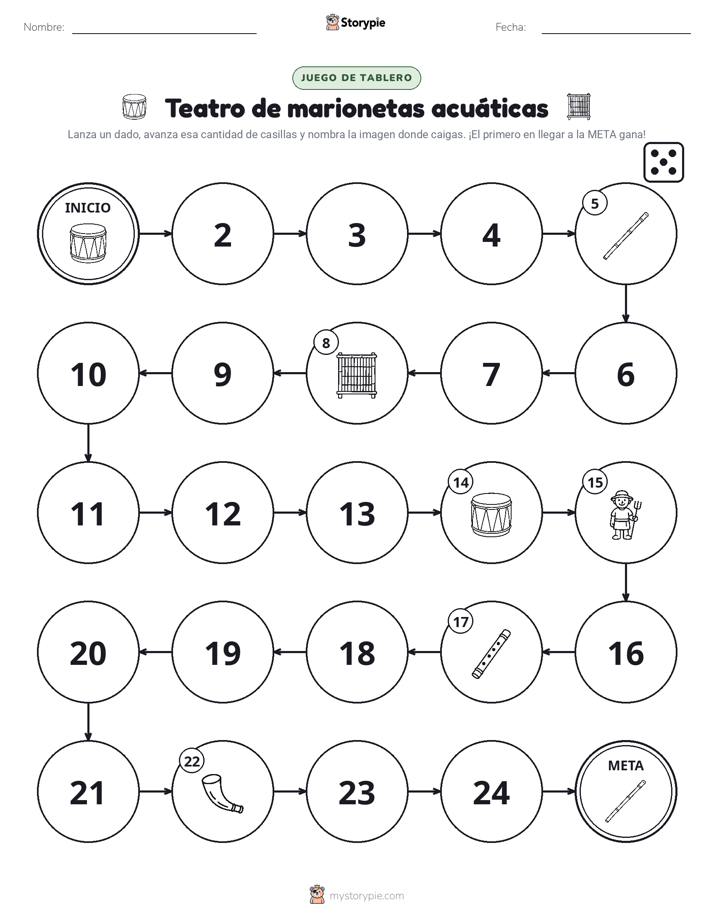 Juego de Rueda y Avanza