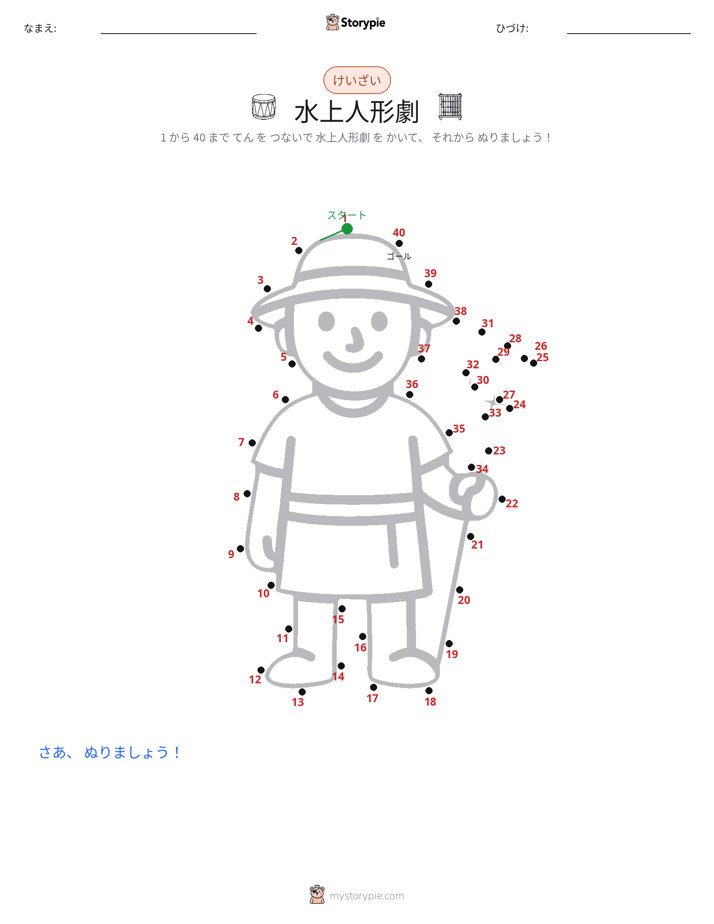 点つなぎ
