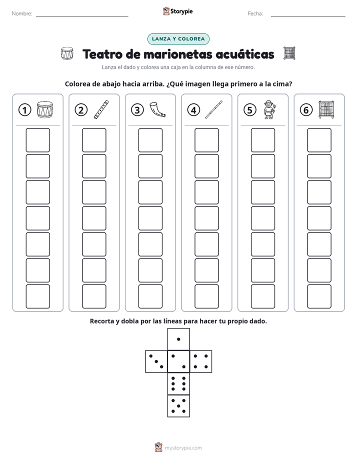 Rueda y Colorea