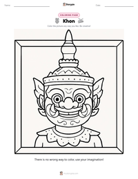 Khon printable worksheet preview