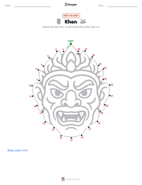 Khon printable worksheet preview