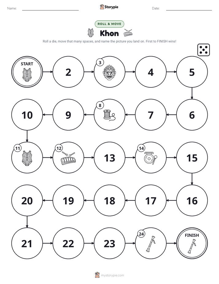 Roll & Move Game
